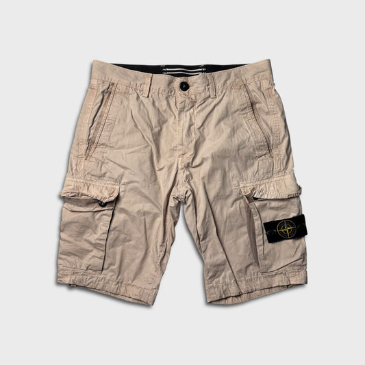 Stone Island Beige Cargo Shorts W30