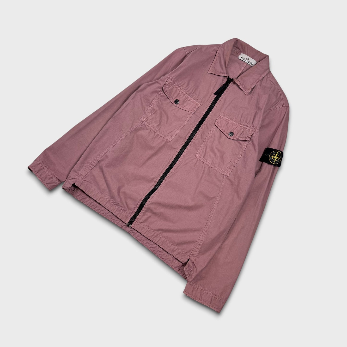 Stone Island Rose Quartz Double Pocket Overshirt M