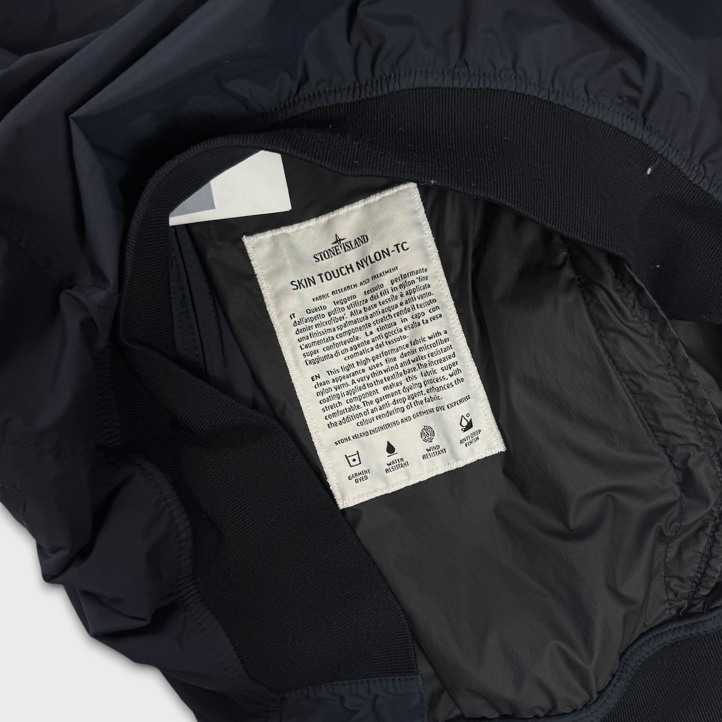 Stone Island Navy Skin Touch Nylon-TC Jacket XL