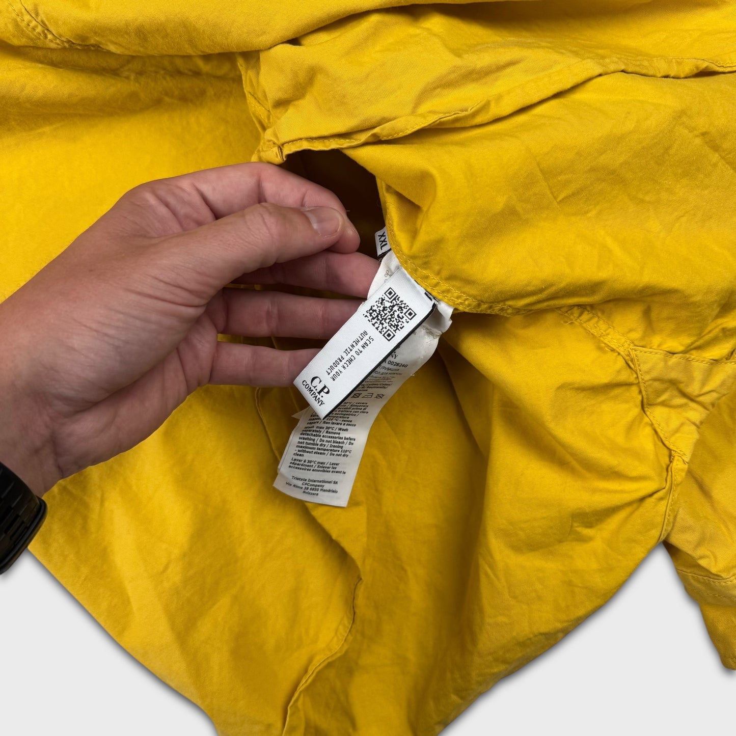 CP Company Yellow Lens Zip Overshirt XXL