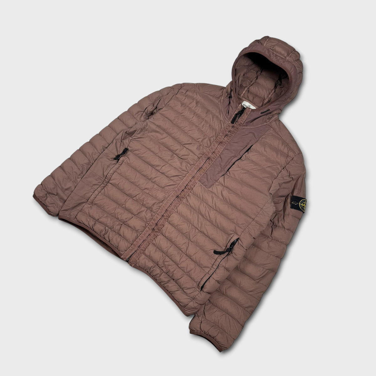 Stone Island Loom Woven Down Chambers Stretch Nylon-TC Jacket XXL