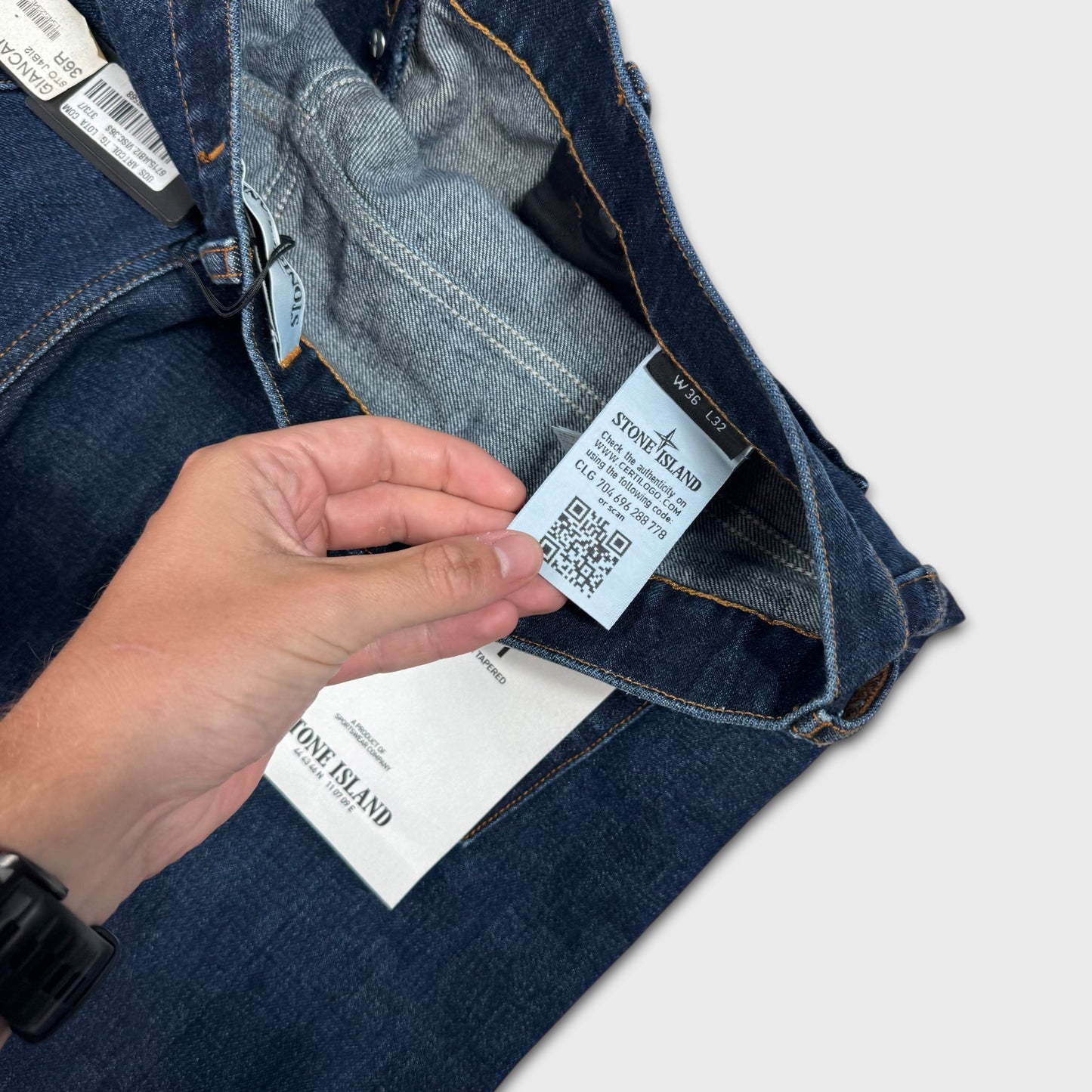 Stone Island Dark Blue Denim Jeans W36 NEW