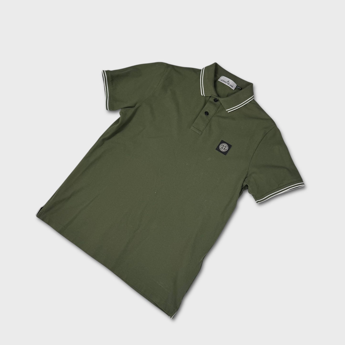 Stone Island Green Polo Shirt XL