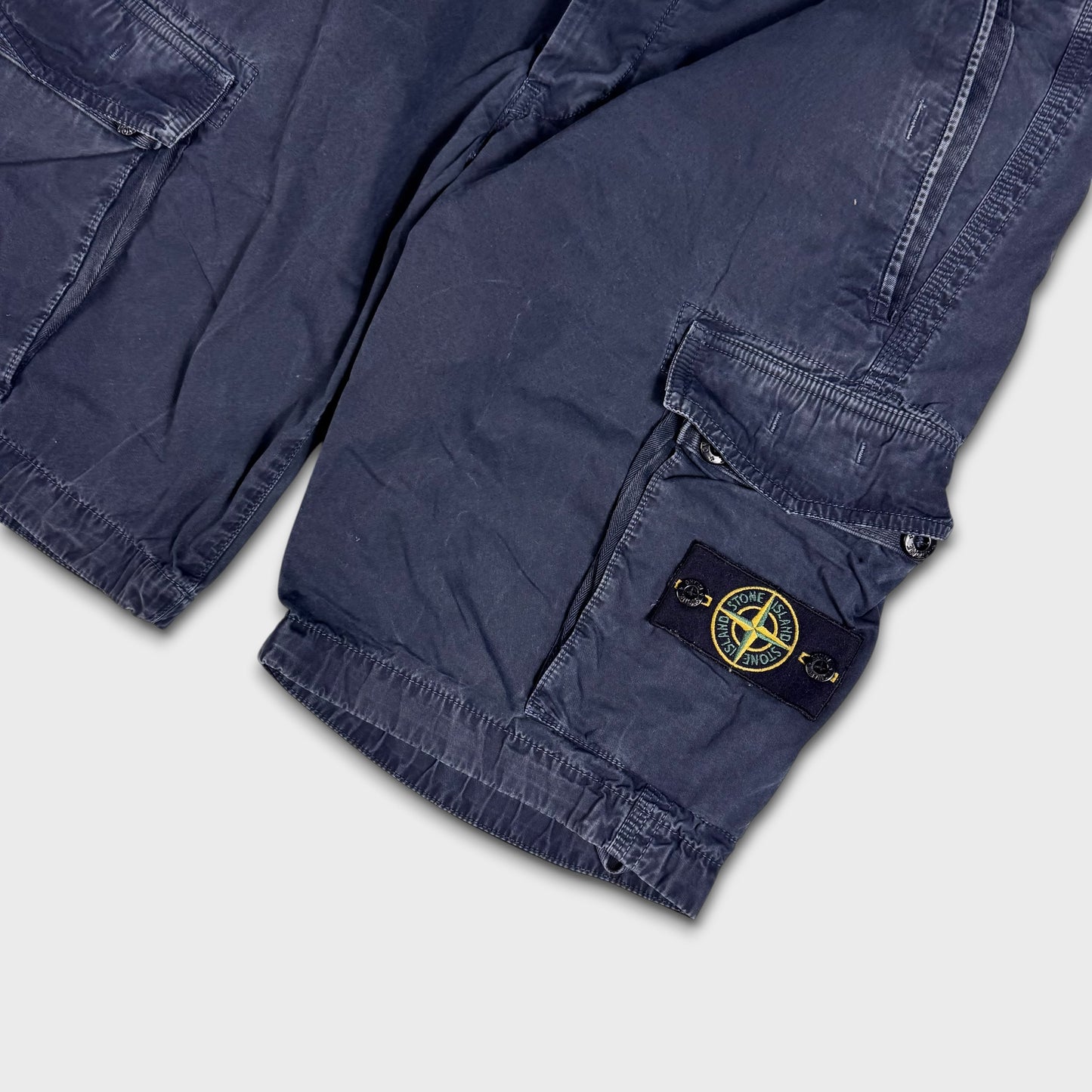 Stone Island Badge Cargo Shorts W34