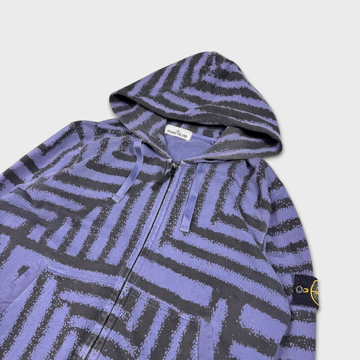 Stone Island ‘Dazzle’ Zip Hoodie L
