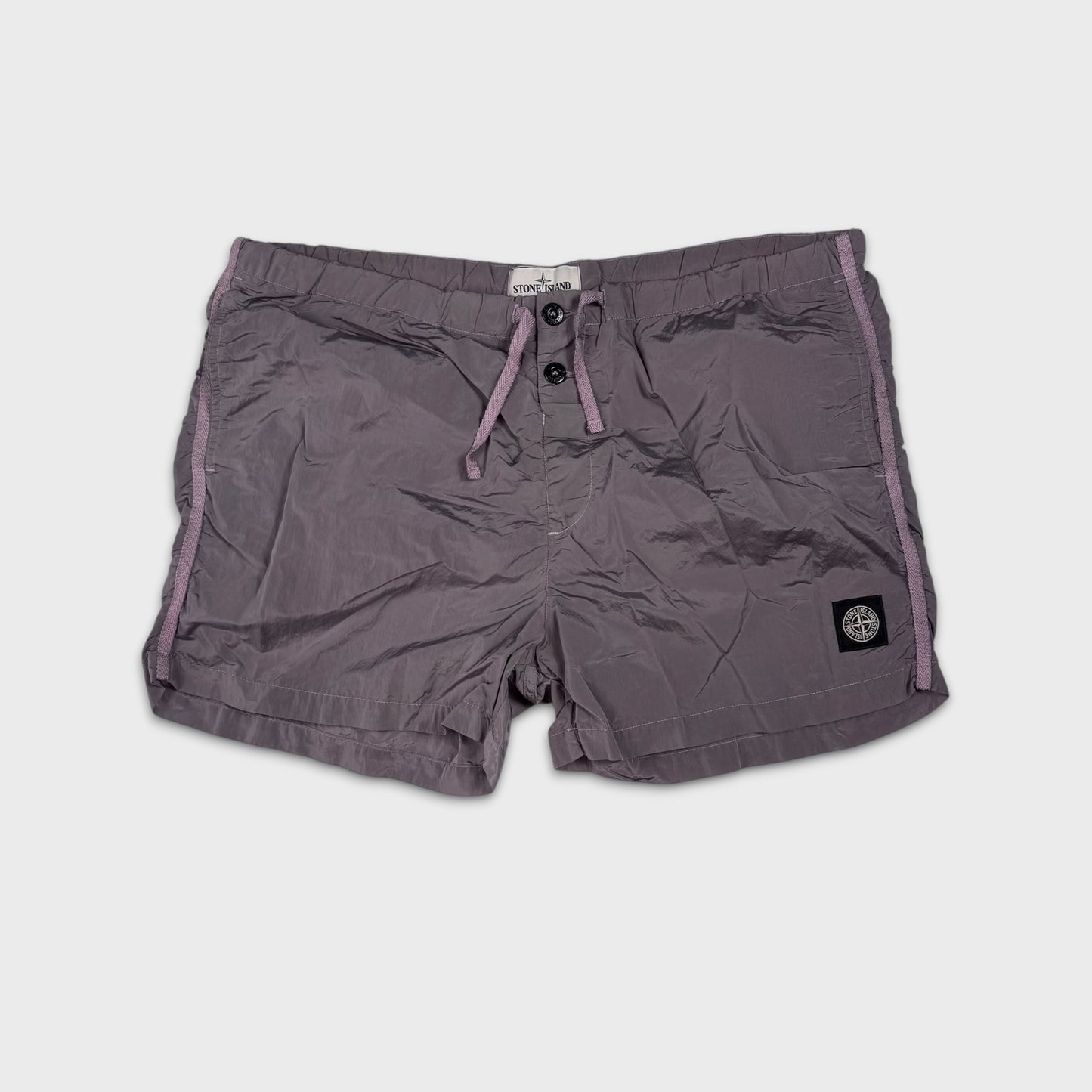 Stone Island Pink Nylon Metal Shorts XL