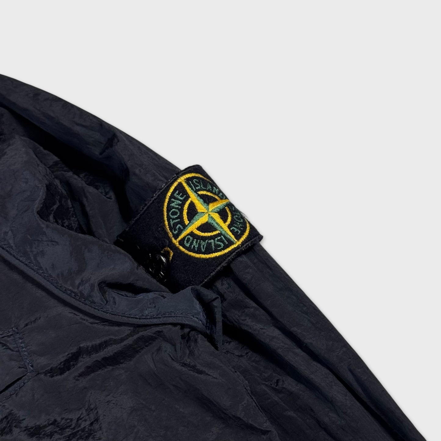 Stone Island Midnight Navy Nylon Metal Overshirt L