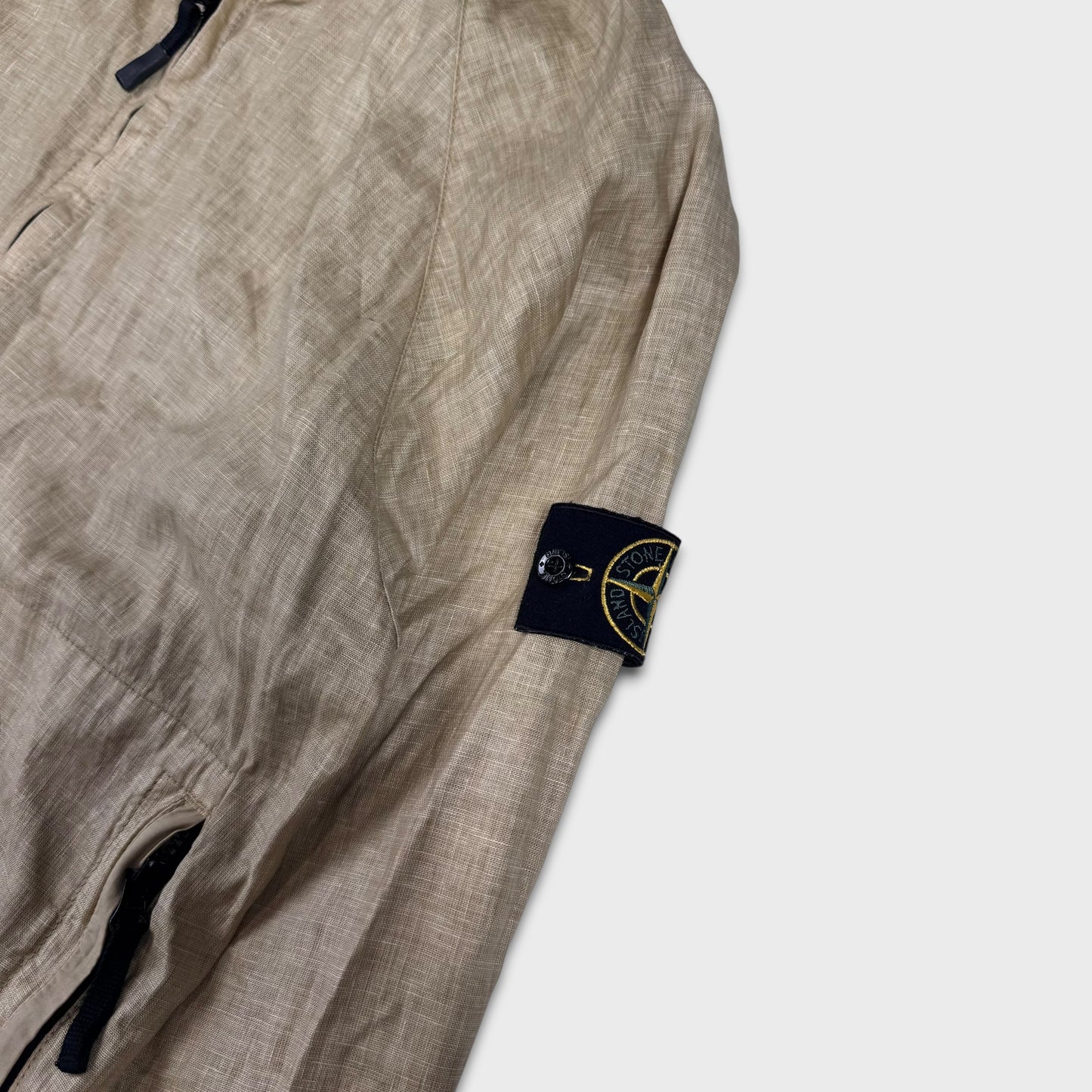 Stone Island Lino Watro Tela Hooded Jacket XXL