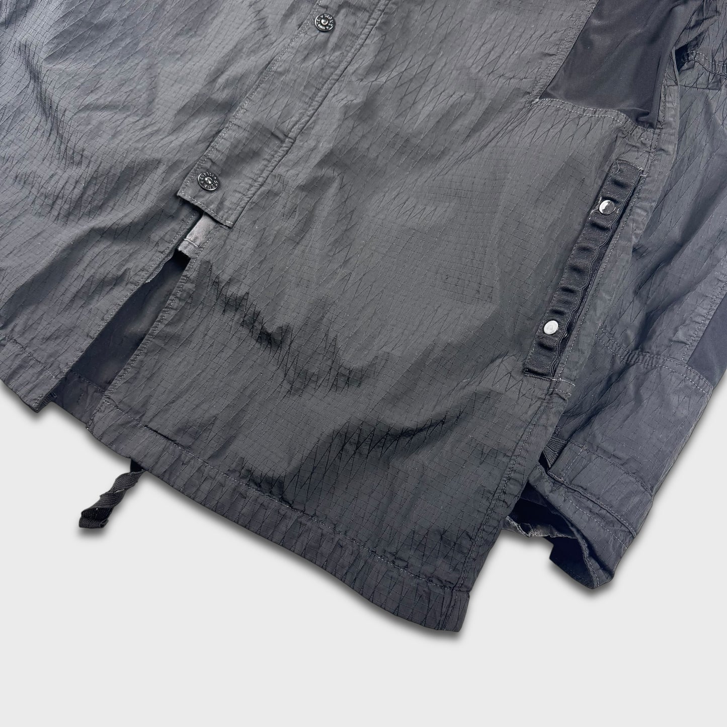 Stone Island Shadow Project Nylon Textured Parka Jacket L