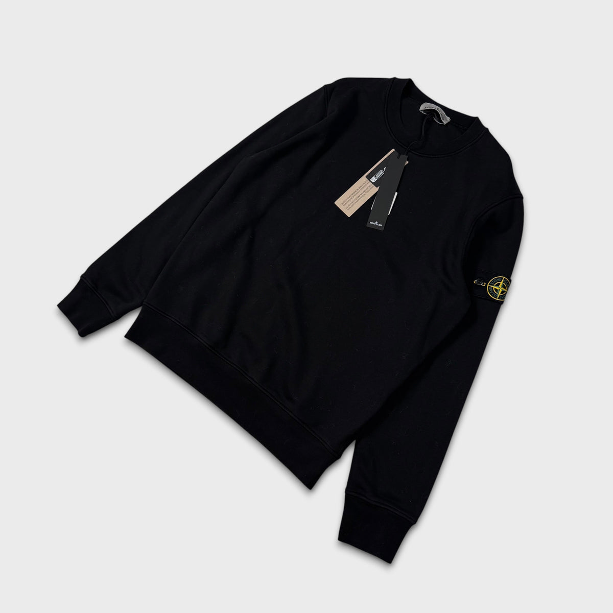 Stone Island Black Crewneck Sweatshirt NEW M