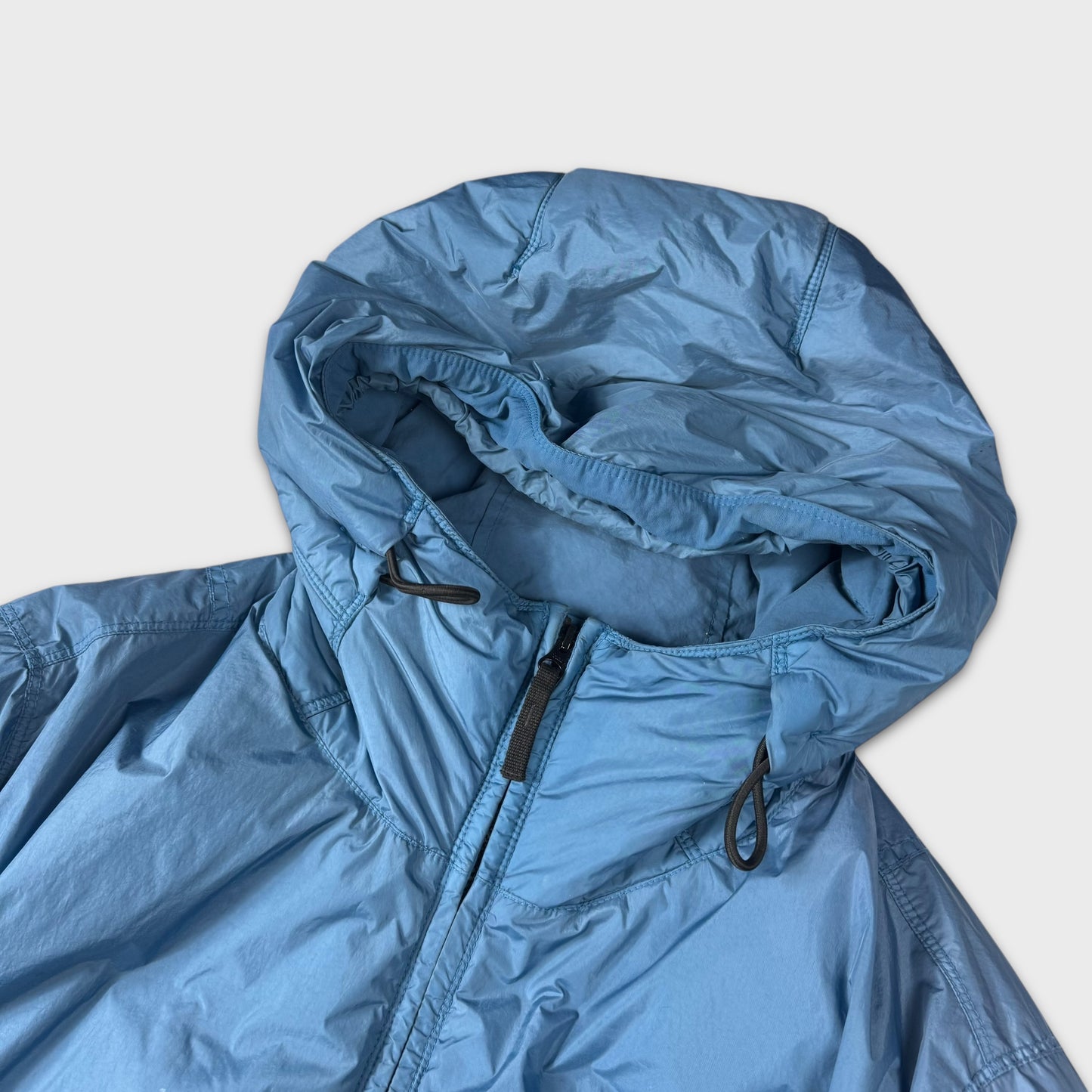 Stone Island Blue Primaloft Insulated Crinkle Reps Jacket XL