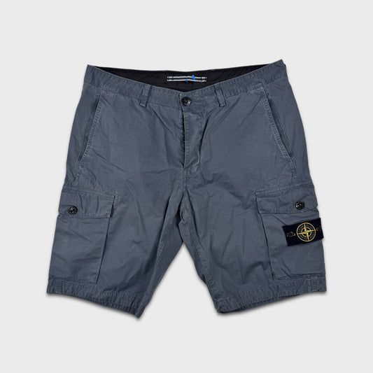 Stone Island Grey Cargo Shorts W36