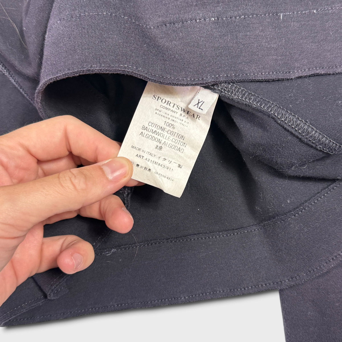 Stone Island 2000’s Purple Zip Hoodie XL
