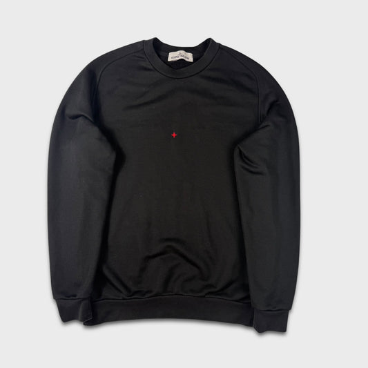 Stone Island Black Marina Crewneck M