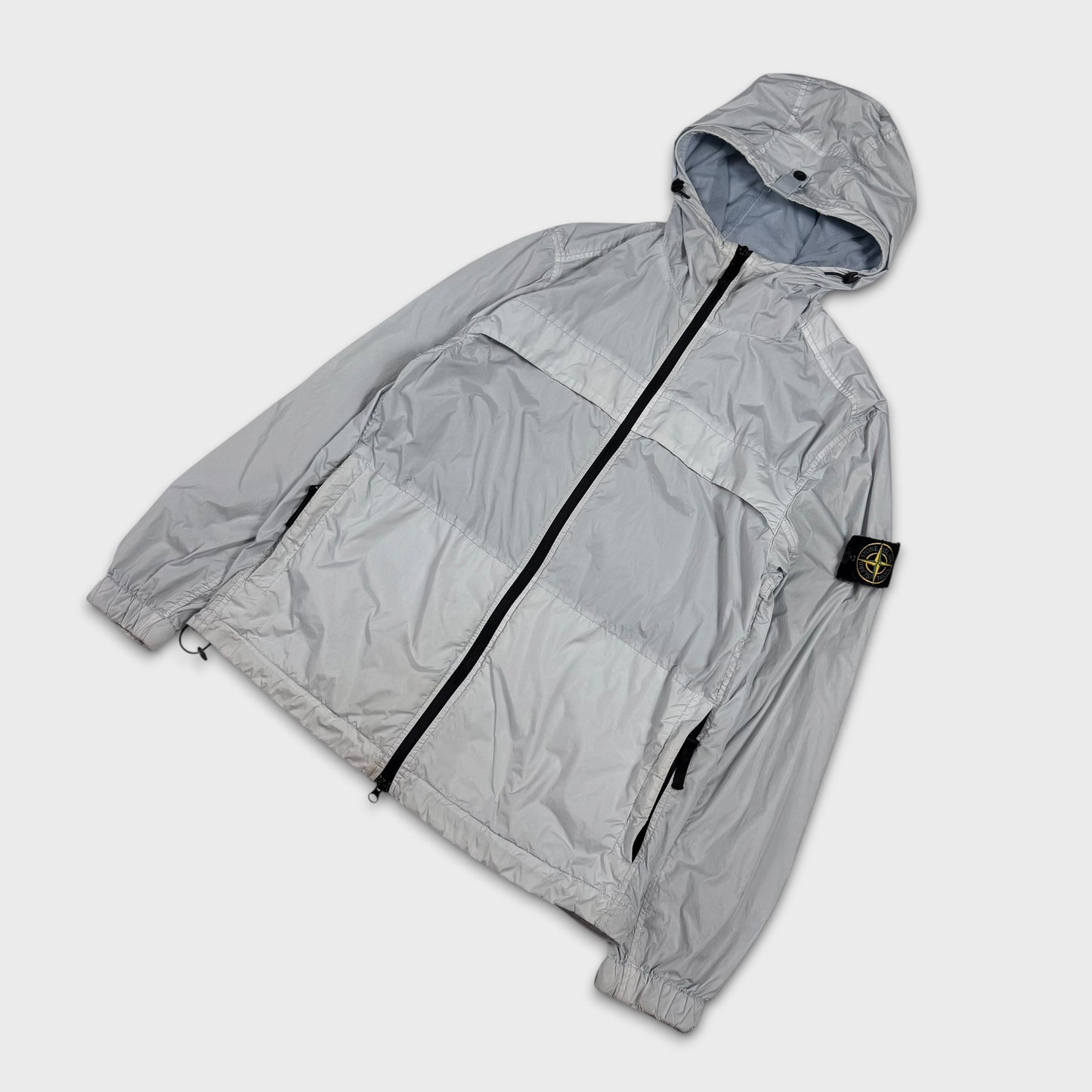 Stone Island Baby Blue Crinkle Reps NY TC Jacket M