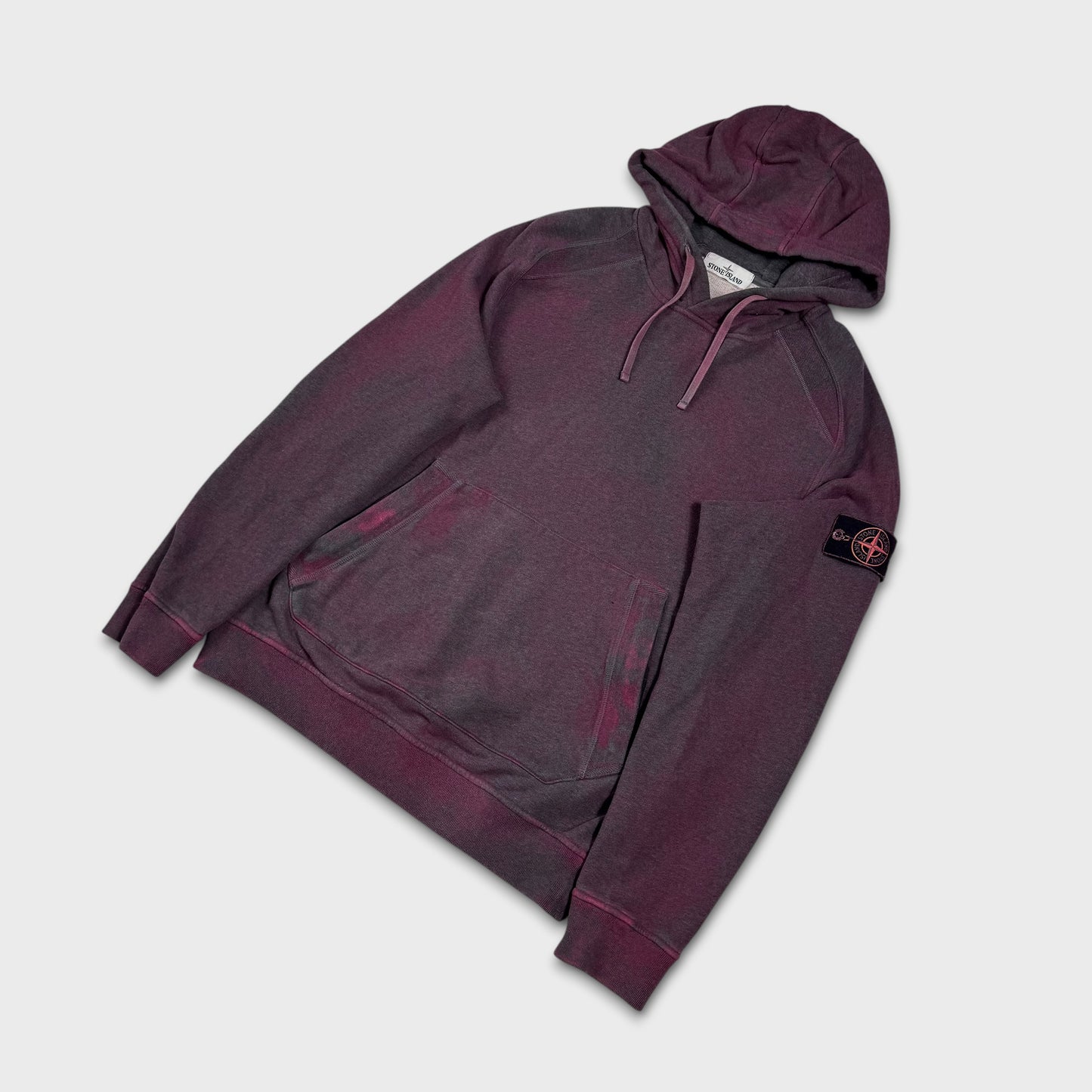 Stone Island Purple Dust Hoodie L