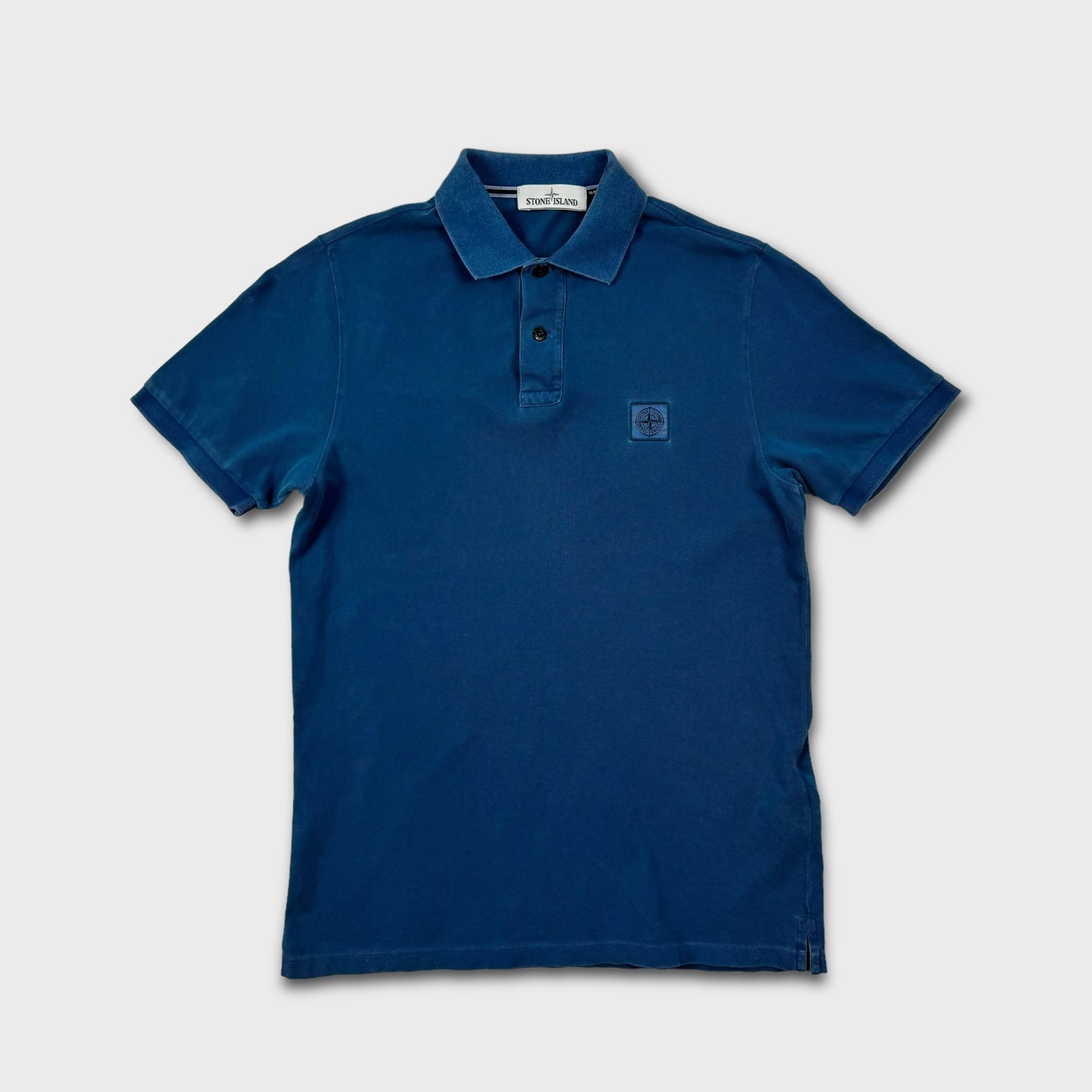 Stone Island Blue Polo Shirt L