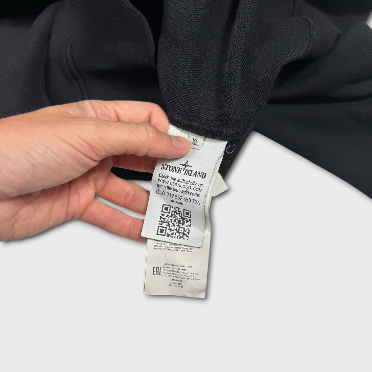 Stone Island Black Crewneck XL