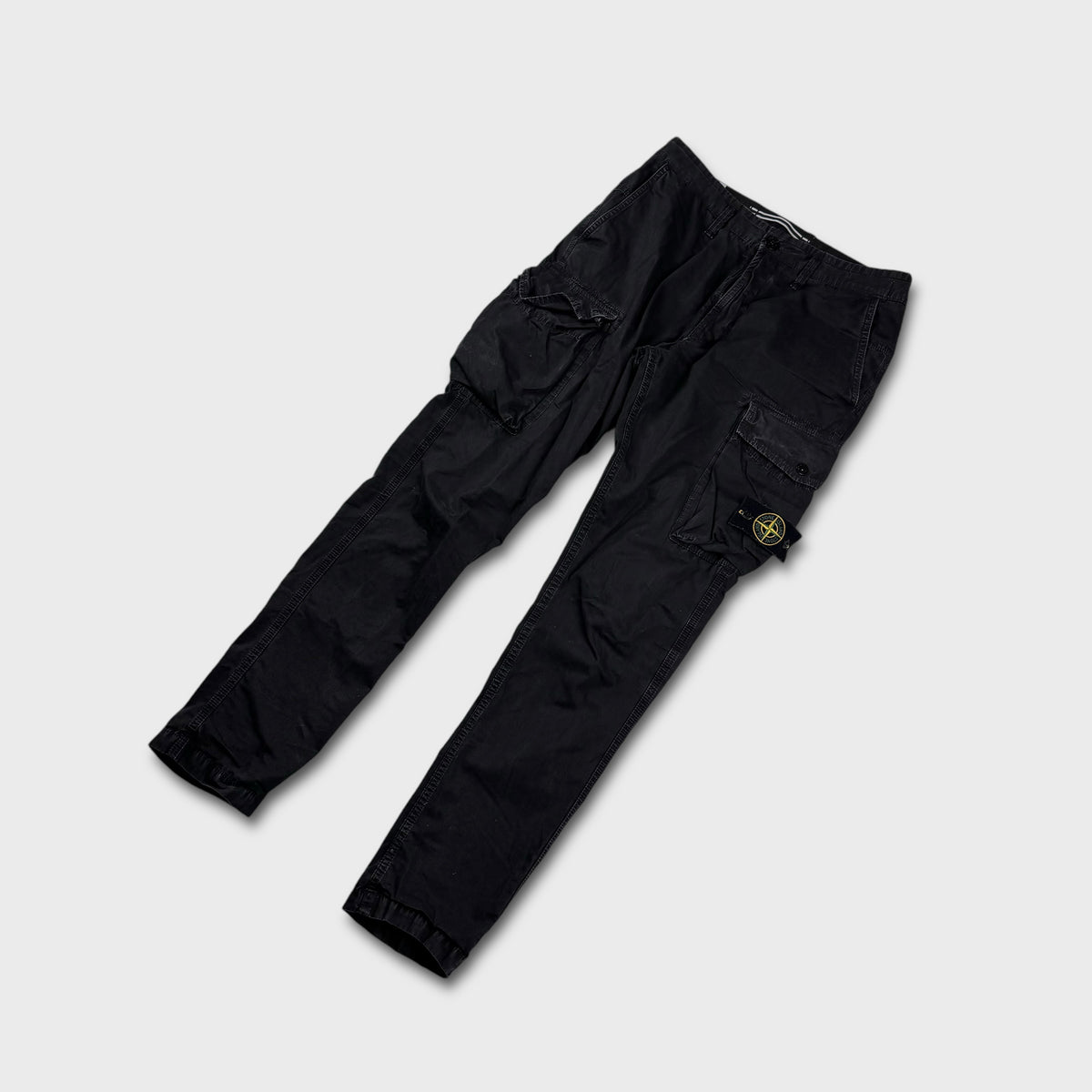 Stone Island Black Slim Cargo Pants W30 – ArchiveJoy