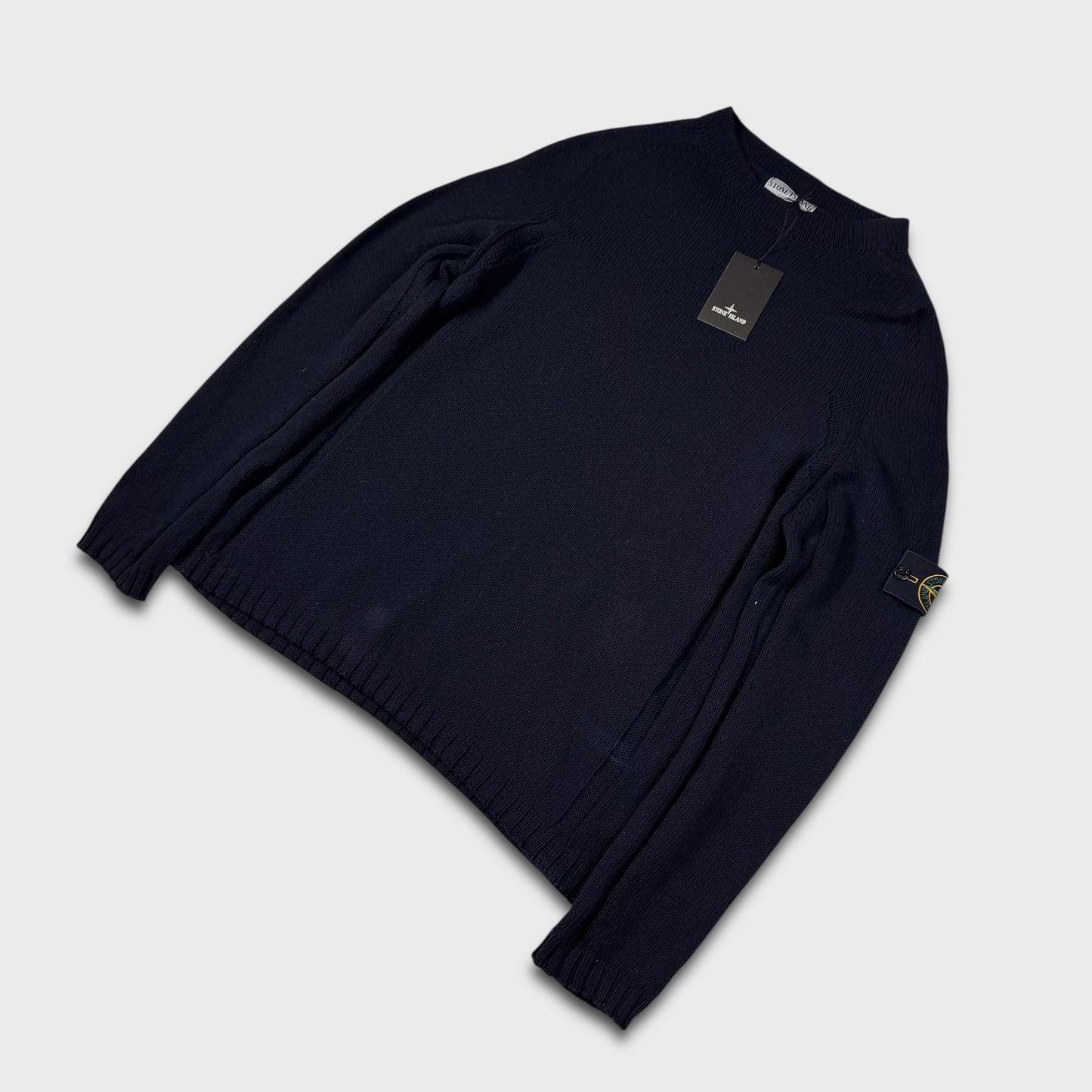 Stone Island ‘03 Navy Heavy Knit Jumper BNWT XL