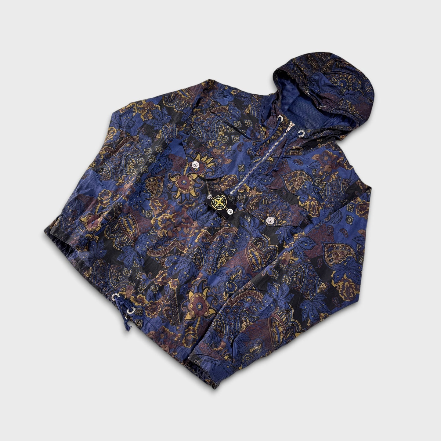 Stone Island x Supreme Paisley Nylon Metal 5C Anorak Jacket M