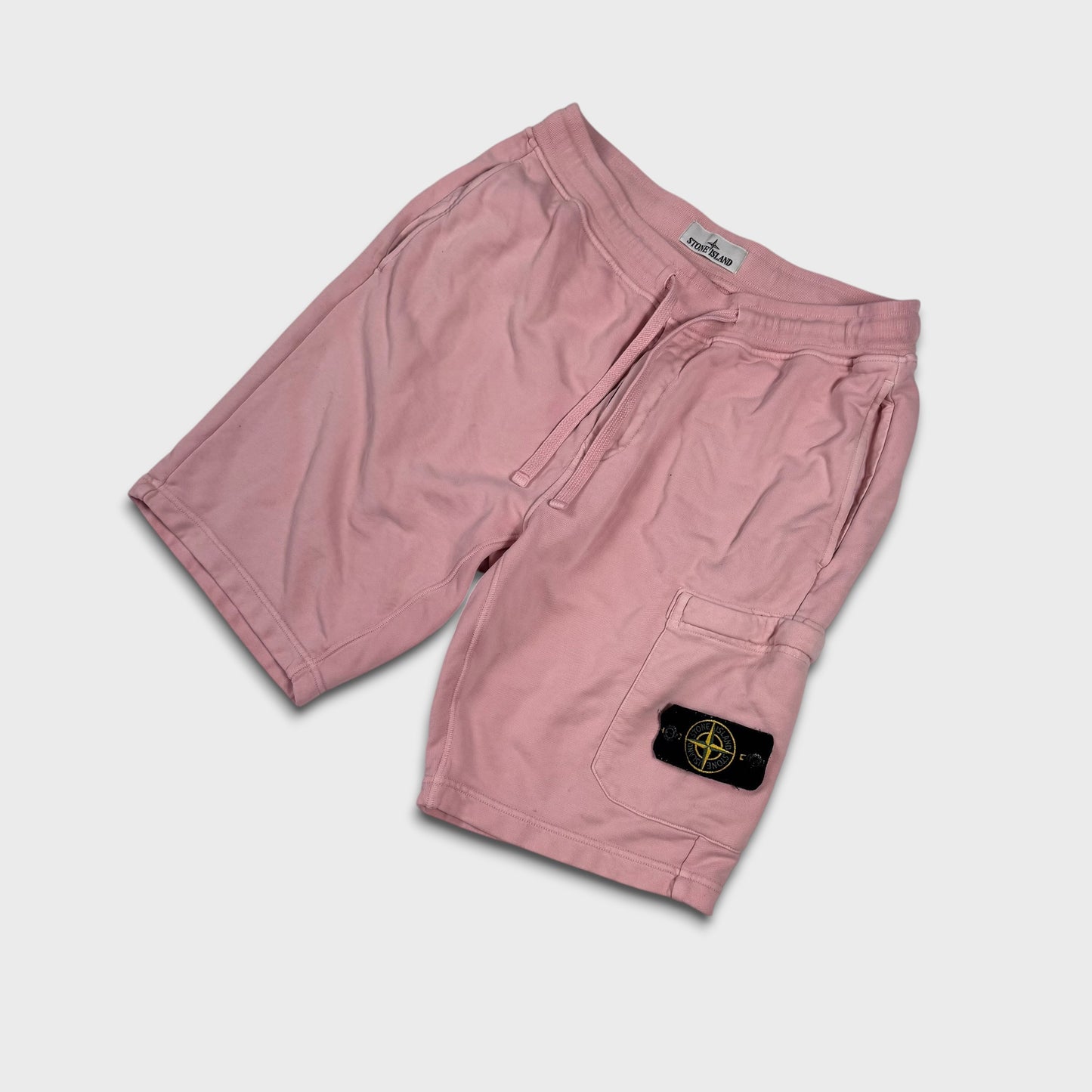 Stone Island Pink Cotton Shorts M