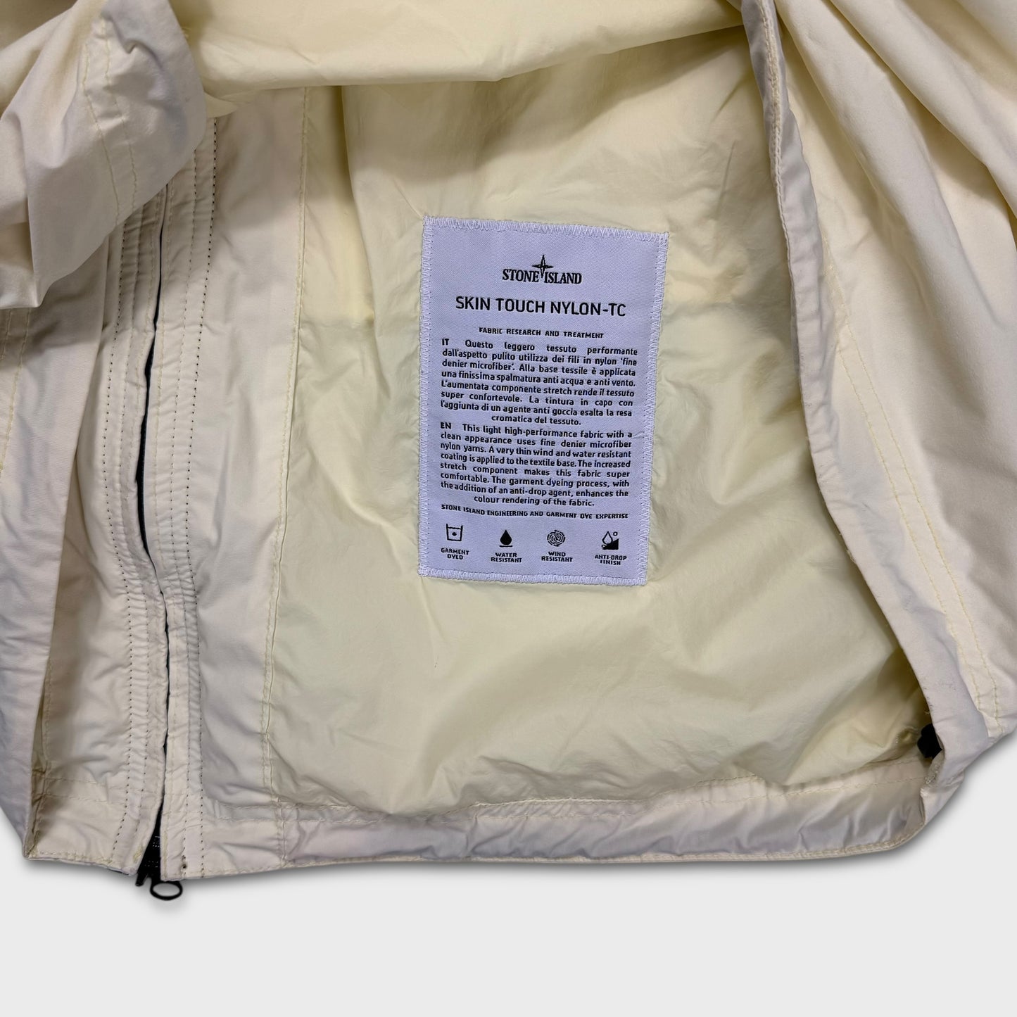 Stone Island Pale Yellow Skin Touch TC Jacket XL