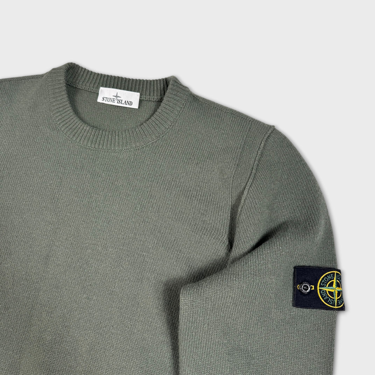 Stone Island 2025 Olive Green Knit XXL