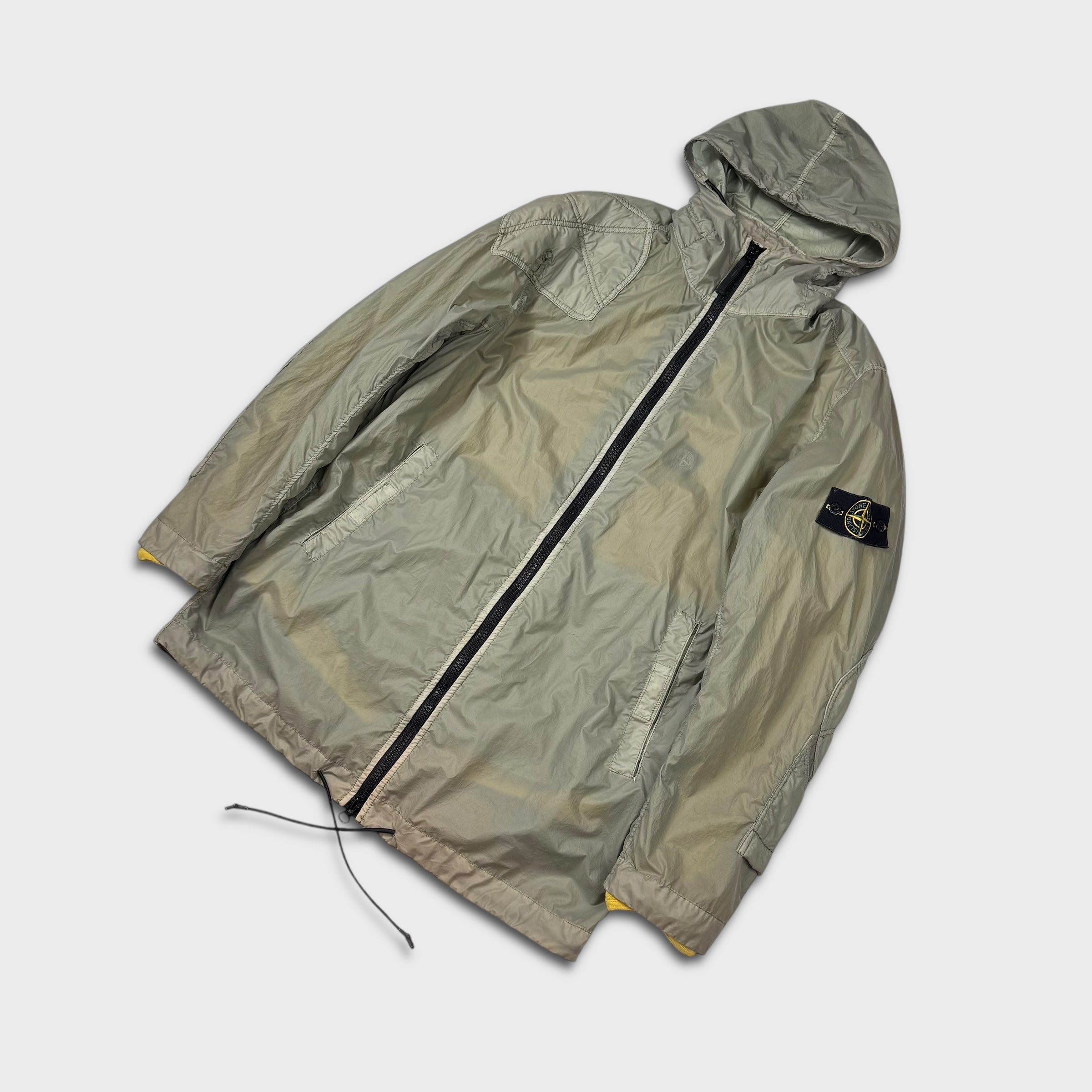 Stone Island Lamy Velour Parka Jacket w/ Fleece Liner L – ArchiveJoy