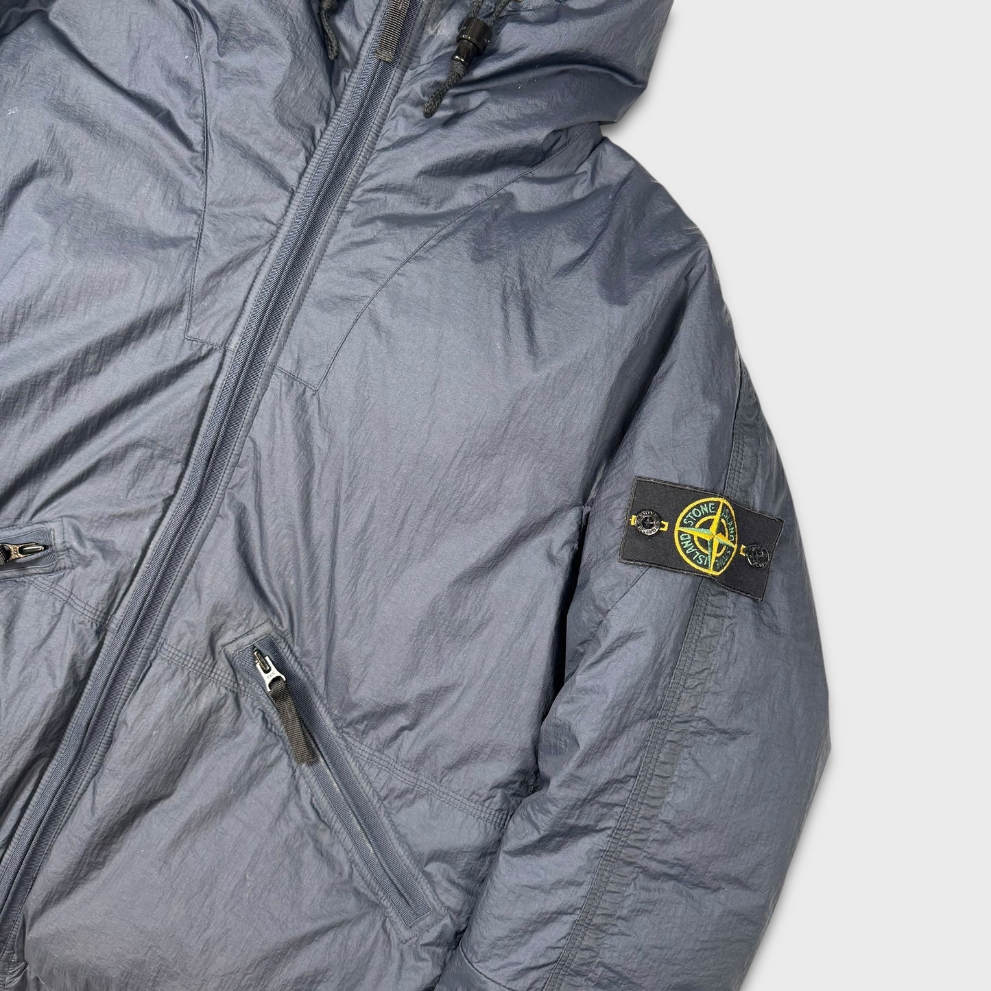 Stone Island 2008 Navy Goose Down Puffer Jacket L