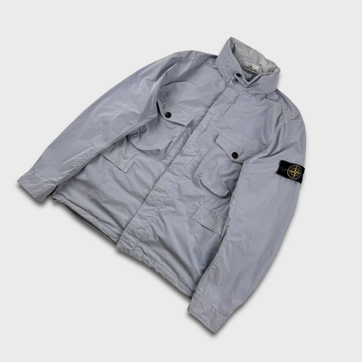 Stone Island Lavender Blue David Tela Light TC Jacket L