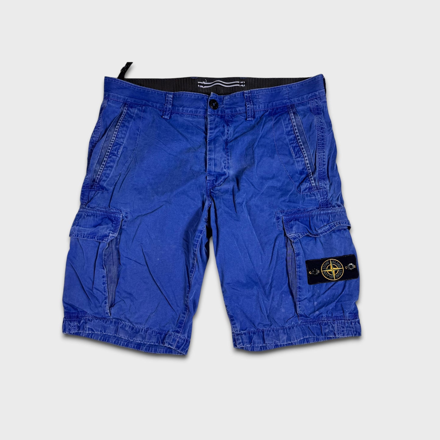 Stone Island Badge Cargo Shorts W32