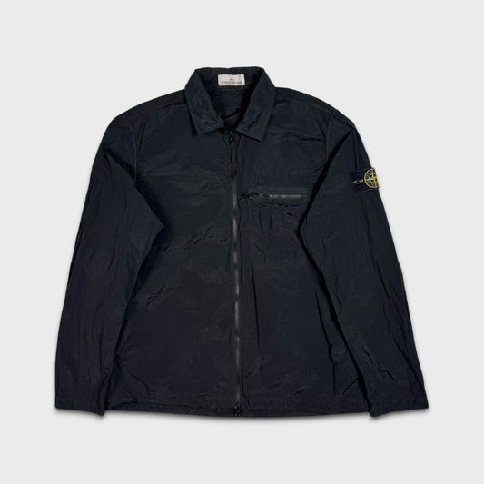 Stone Island Black Nylon Metal Overshirt XL