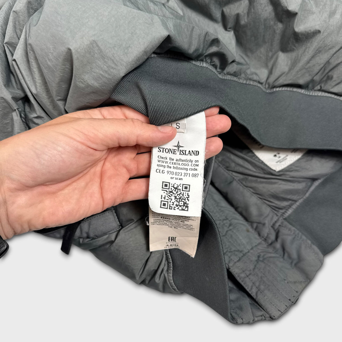Stone Island Garment Dyed Crinkle Reps NY Down Puffer Jacket S