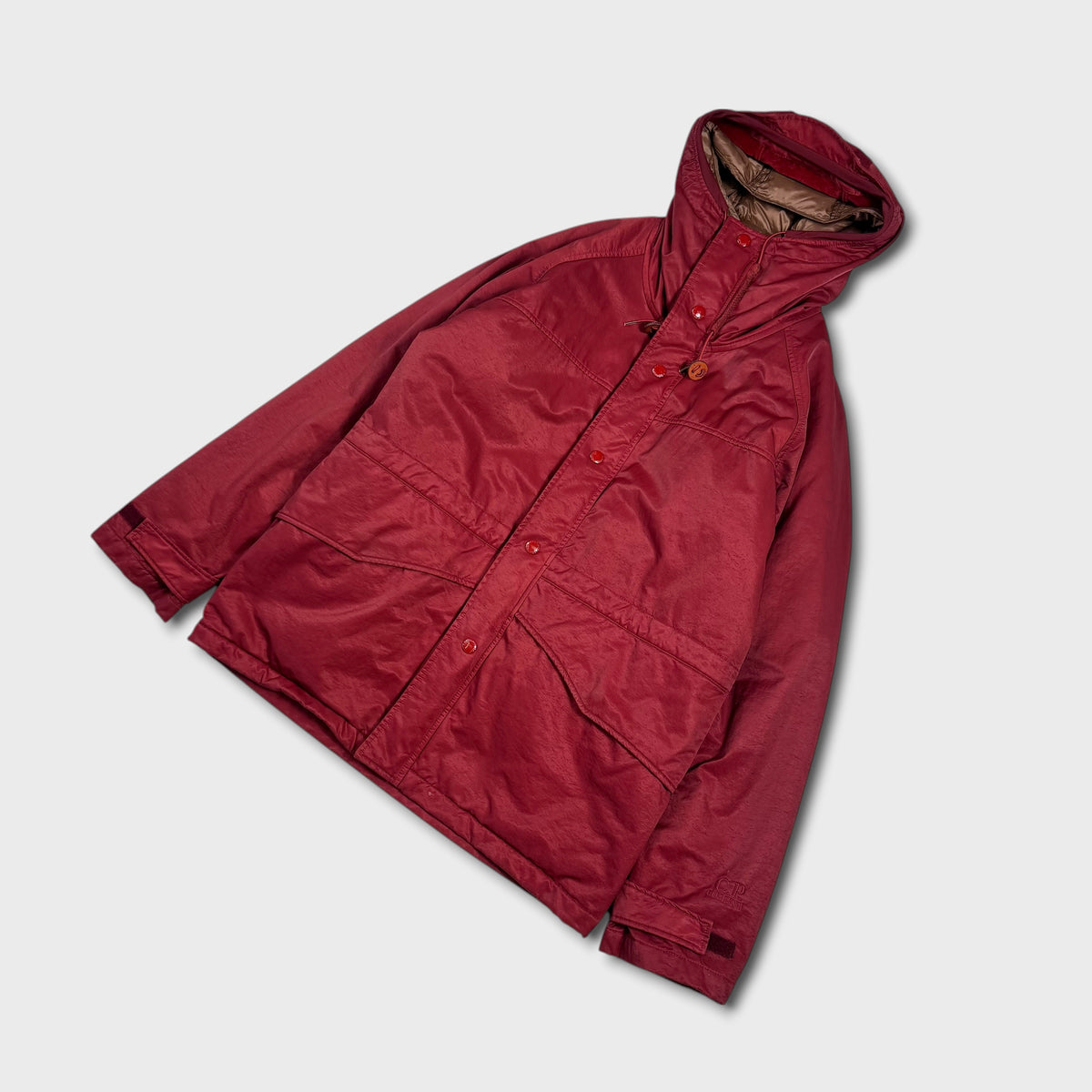 CP Company Velour Parka Jacket w/ Inner Down Liner M