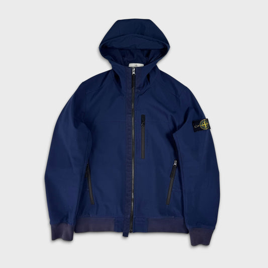 Stone Island Blue Soft Shell Jacket M