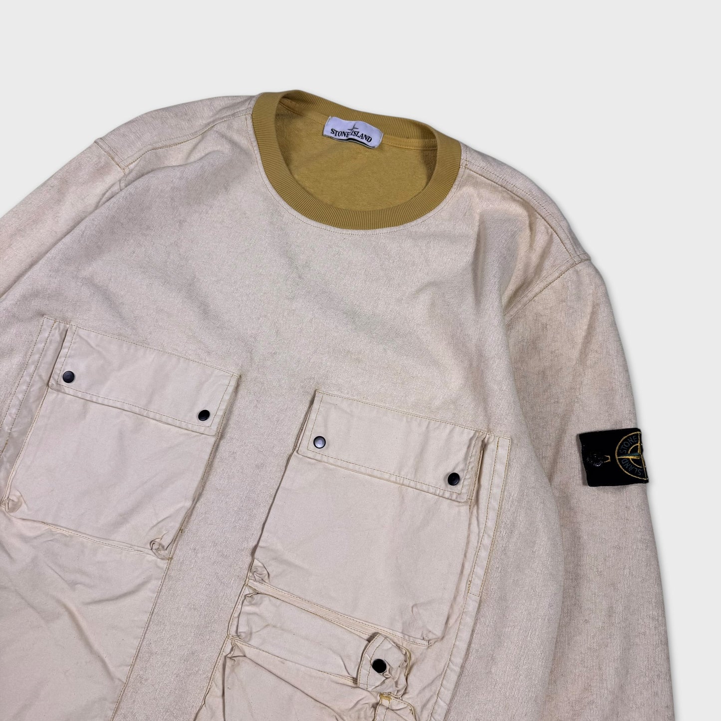 Stone Island Tela Placcata Crewneck XXL