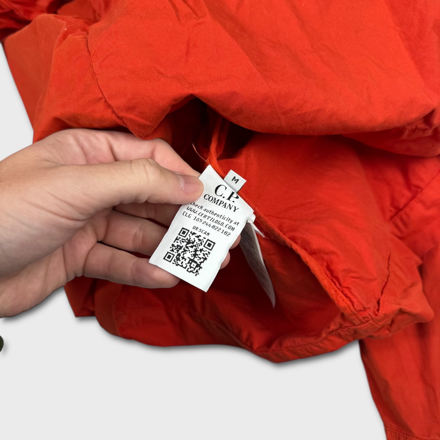 CP Company Red Full Zip Overshirt M