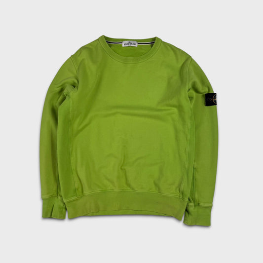 Stone Island Lime Green Crewneck XL