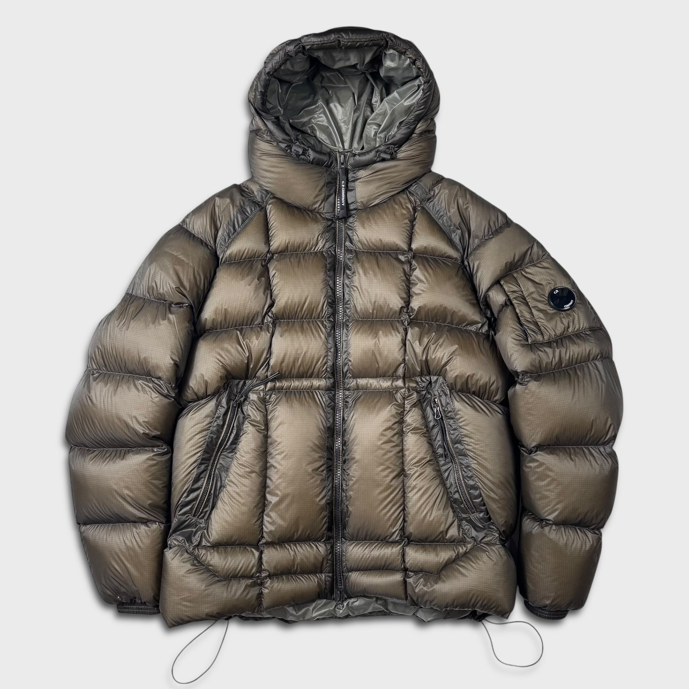 cp company dd shell オリーブ CP Company Olive Grey DD Shell Puffer Jacket XXL – ArchiveJoy