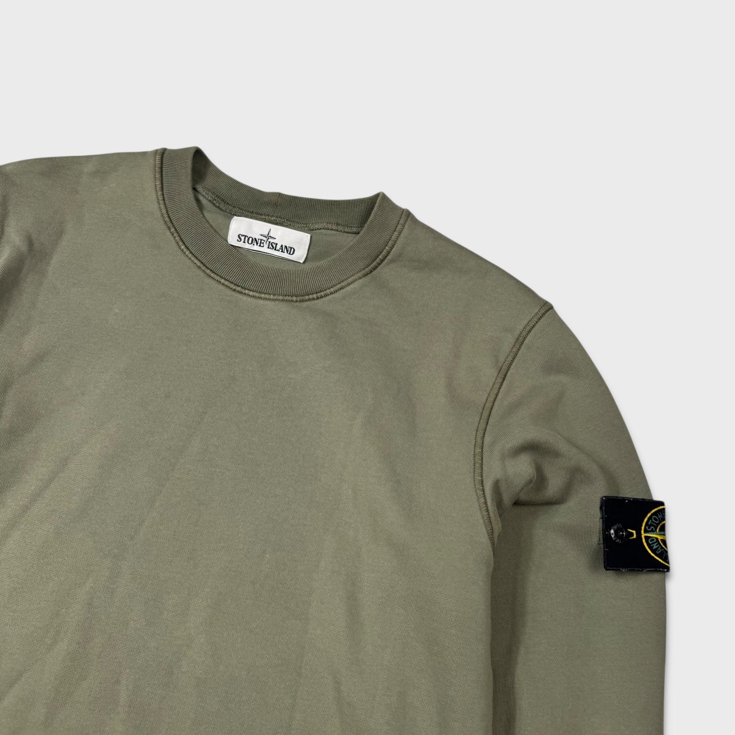 Stone Island Olive Green Crewneck M