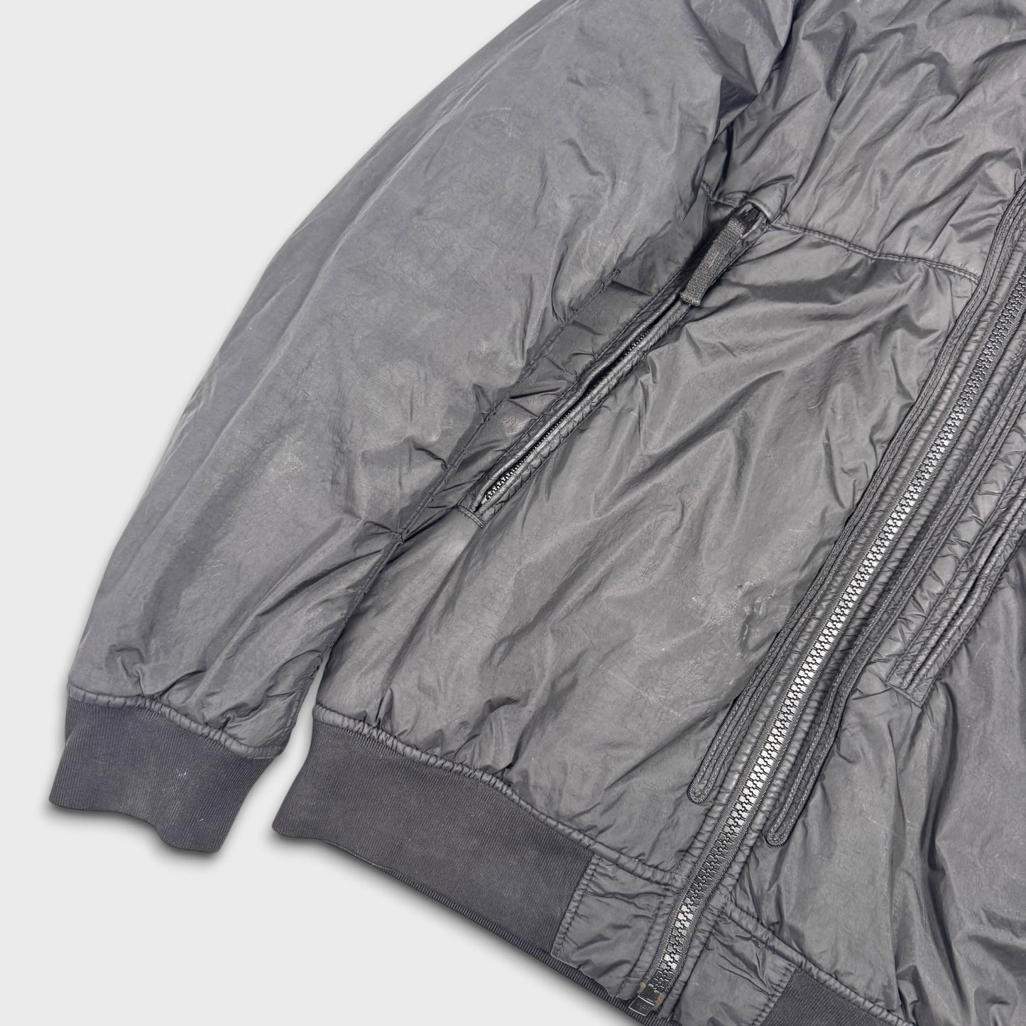 Stone Island Crinkle Reps NY Hooded Jacket S