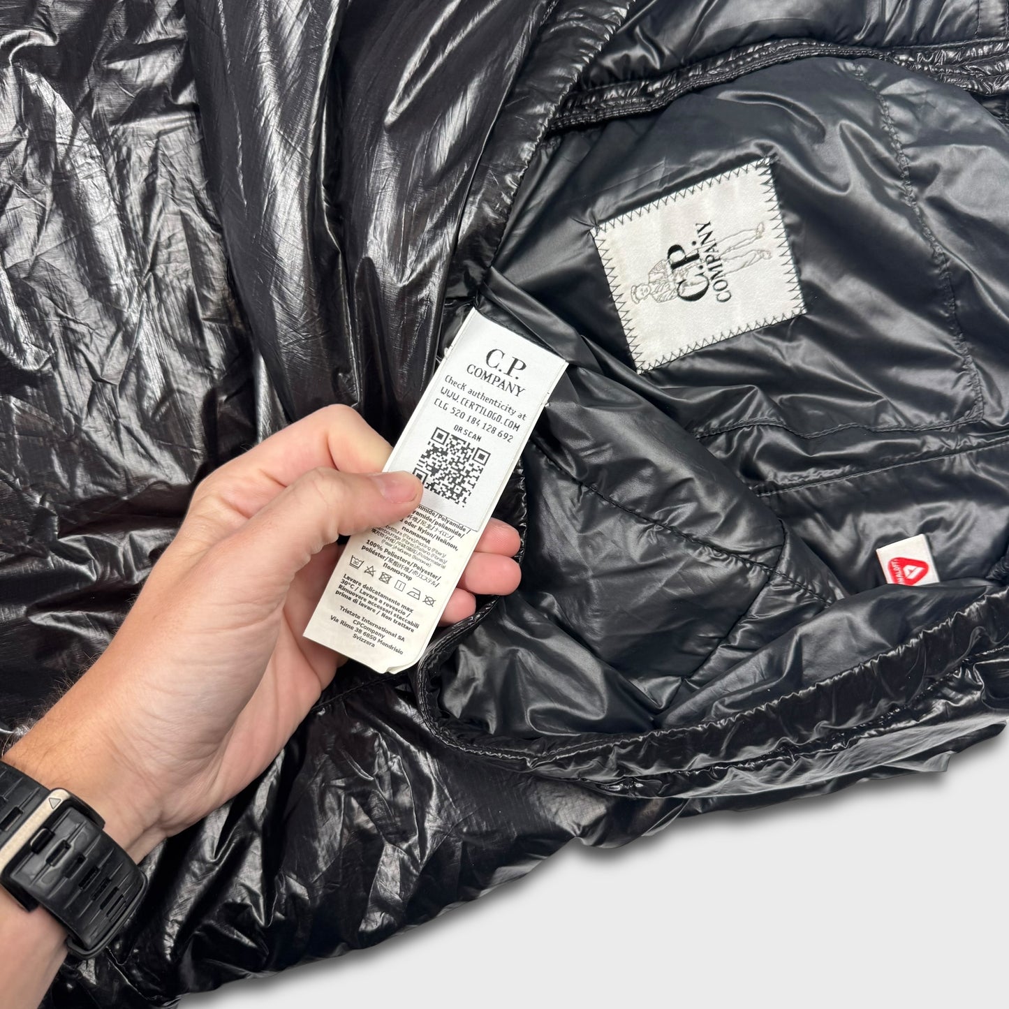 CP Company Black Outline Balaclava Jacket XXL