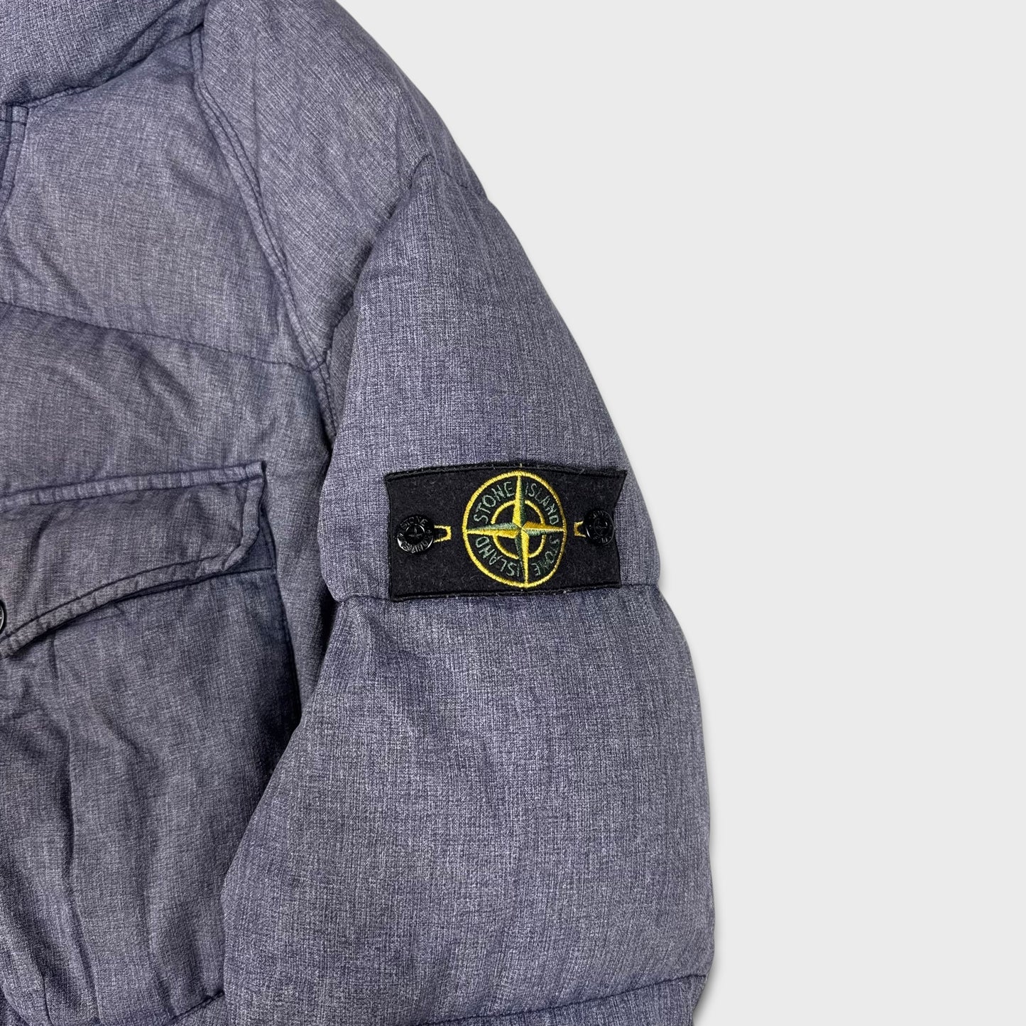 Stone Island Mixed Fibre Watro Tela Down Parka Jacket L