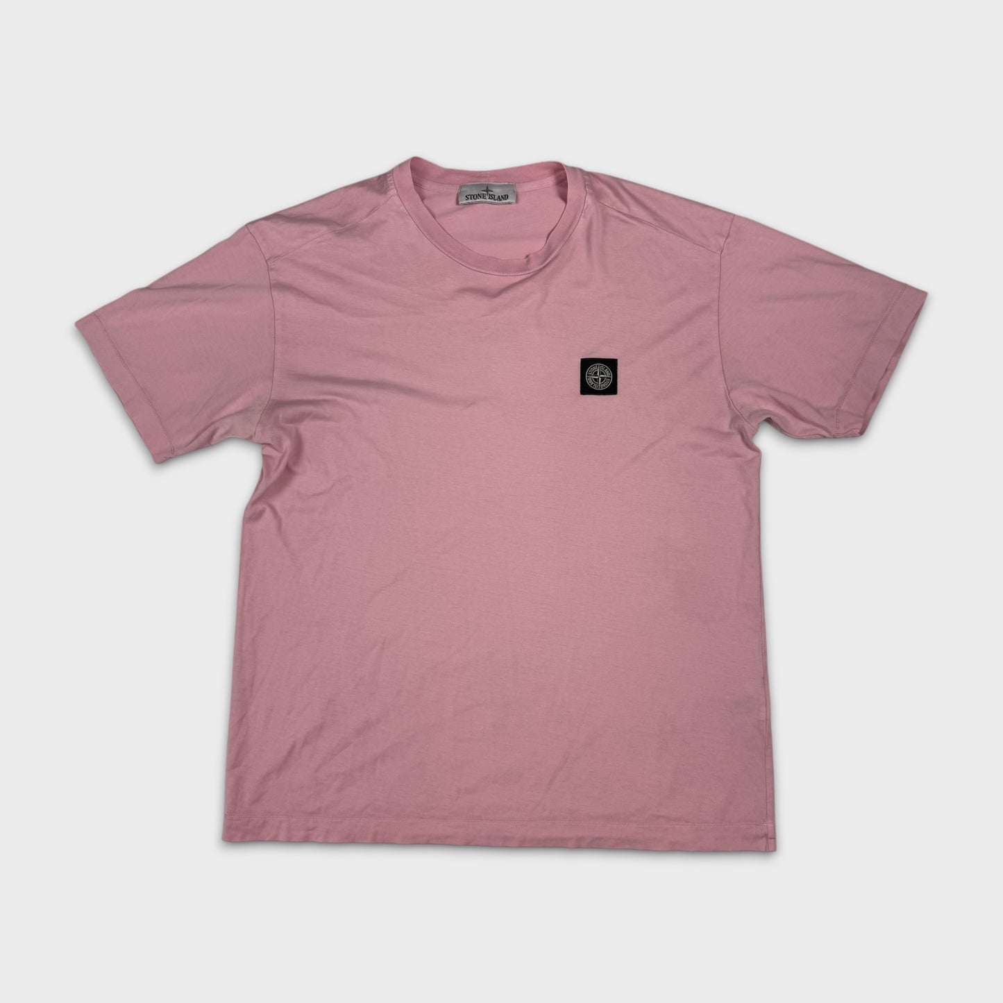 Stone Island Baby Pink Compass T-Shirt L