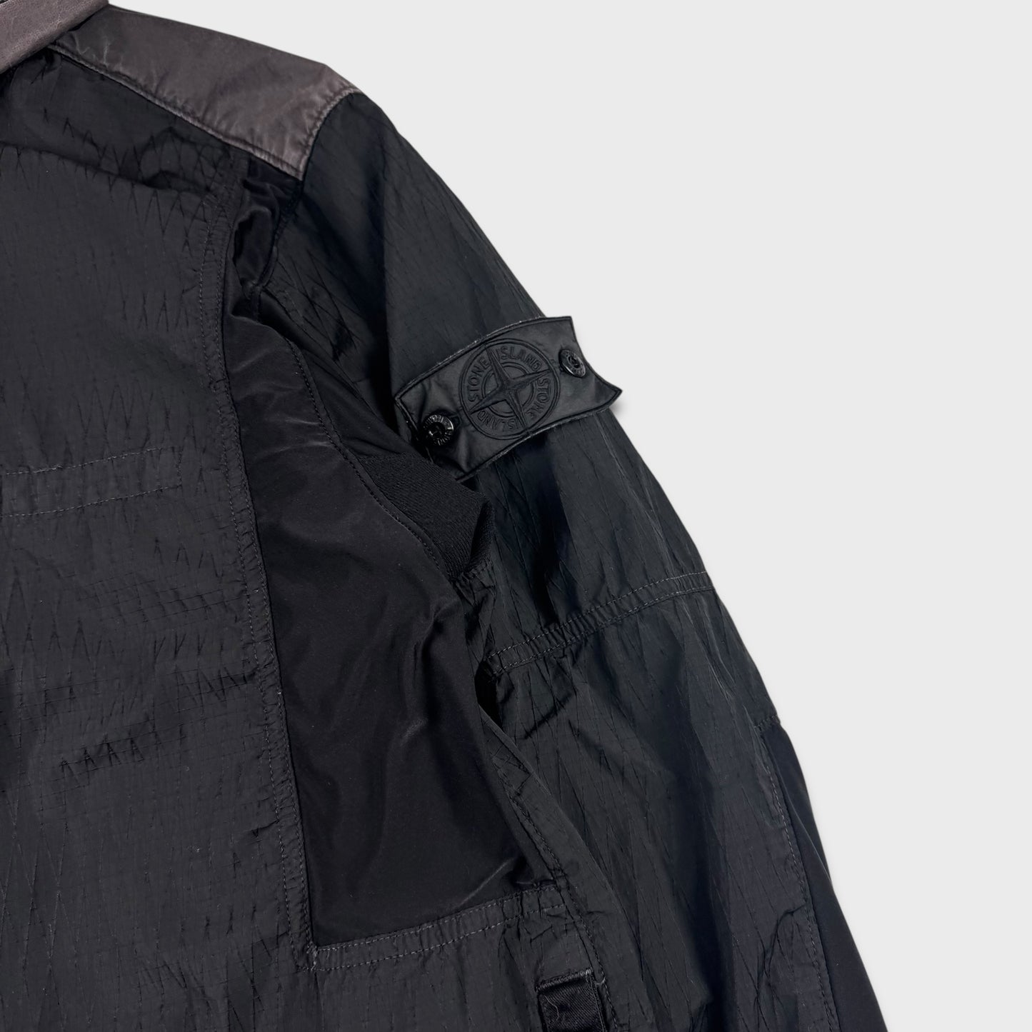 Stone Island Shadow Project Nylon Textured Parka Jacket L