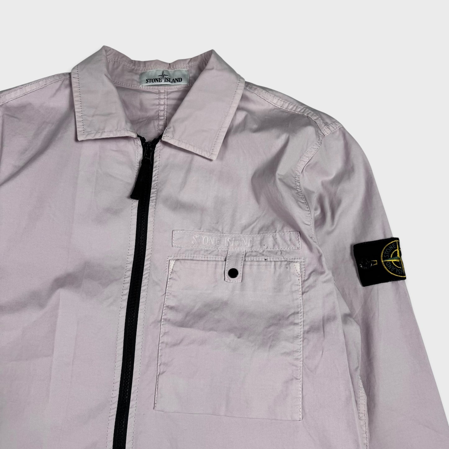 Stone Island Baby Pink Overshirt Jacket M