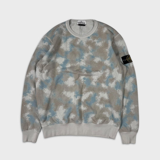 Stone Island Camo Crewneck Sweatshirt XL