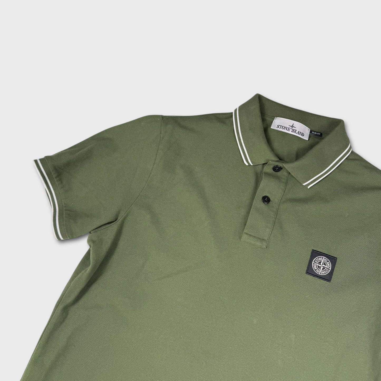 Stone Island Green Polo Shirt XL