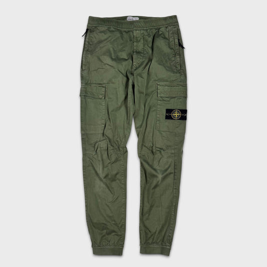 Stone Island Olive Green Cargo Pants W32